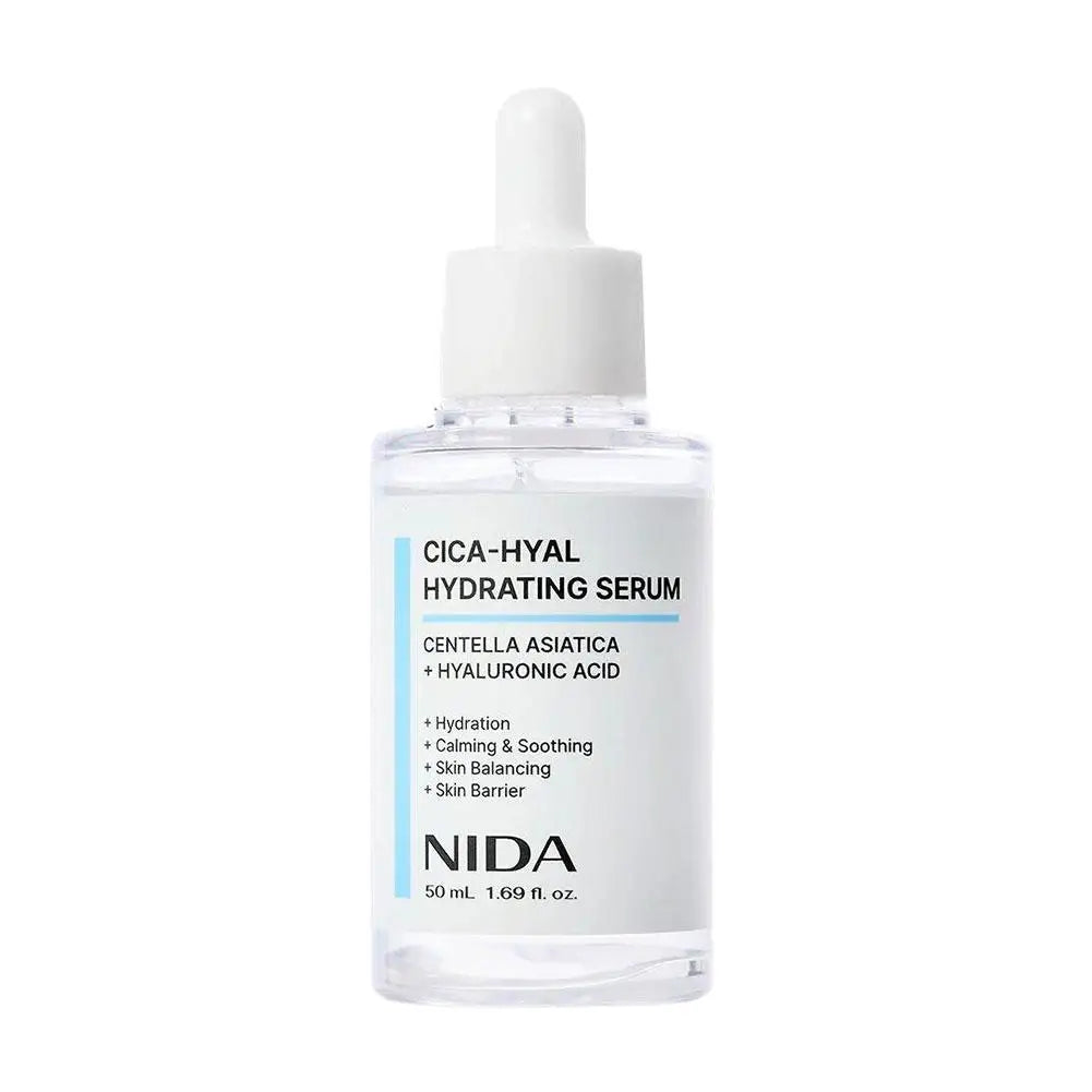 NIDA Cica-Hyal Hydrating Serum Soothes And Repairs Sensitive Skin Reduce Redness And Irritation Deeply Moisturizing 50ml