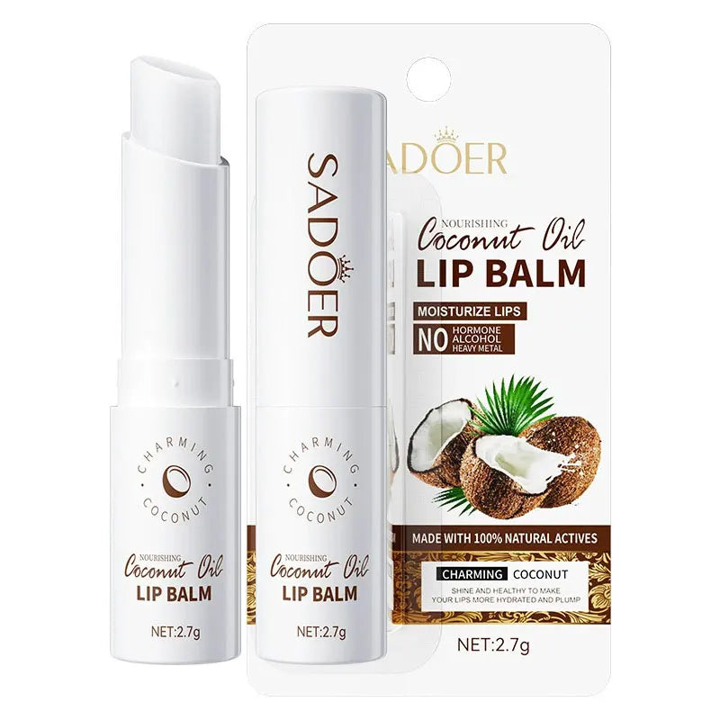Vitamin C Aloe Coconut Lip Balm Moisturizing Anti Cracking Hydrating Repair Nourishing Lipstick Lips Skin Care Products