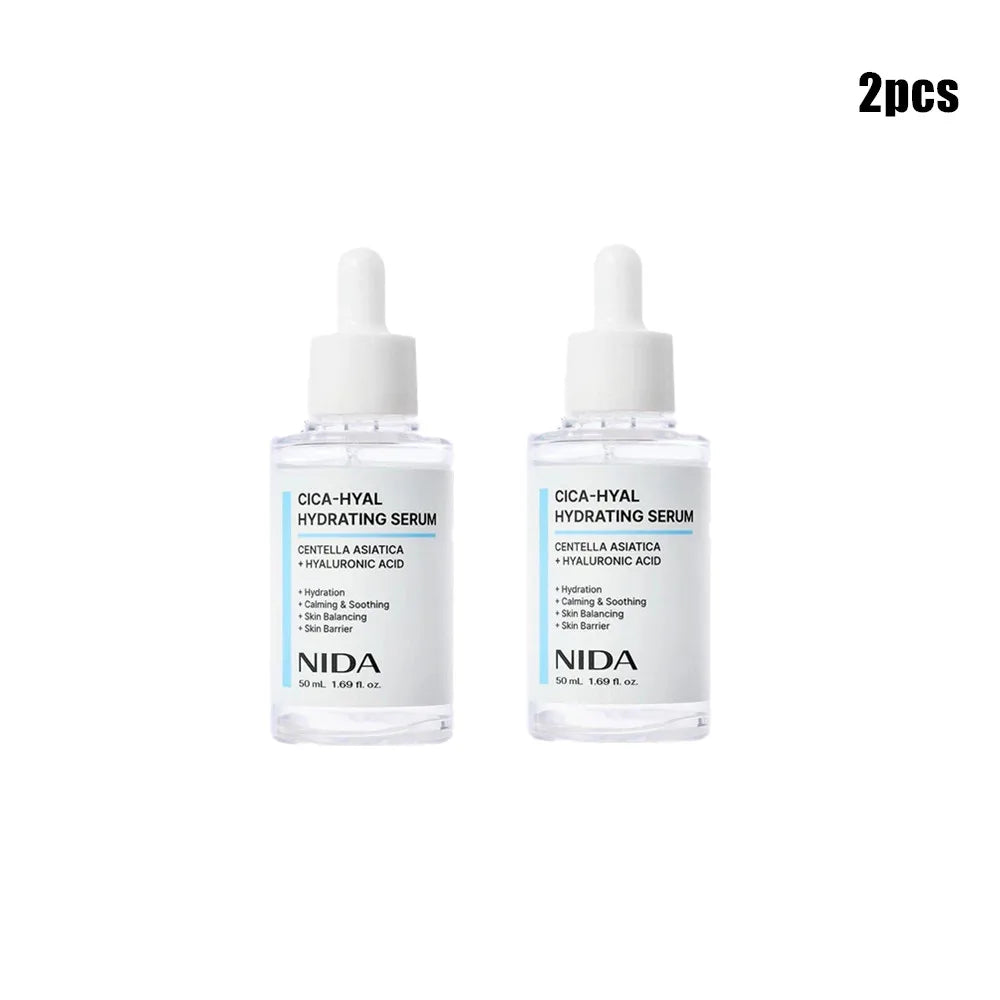 NIDA Cica-Hyal Hydrating Serum Soothes And Repairs Sensitive Skin Reduce Redness And Irritation Deeply Moisturizing 50ml